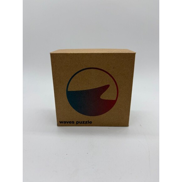 Waves Puzzle by Benjamin Sachs 49-Piece Acrylic Zen Jigsaw Iridescent - Picture 2 of 3